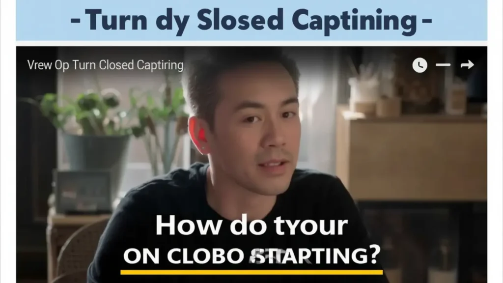 how do you turn on closed captioning