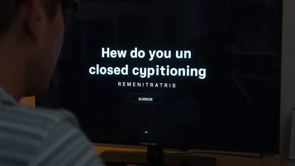 how do you turn on closed captioning