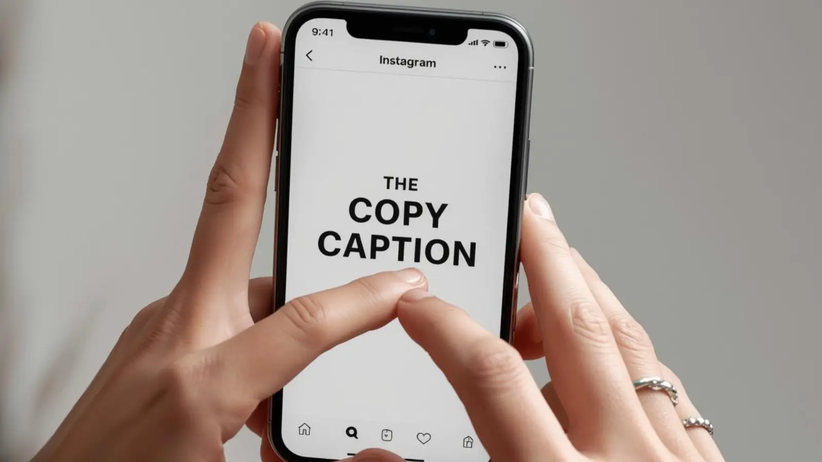 how to copy caption on instagram