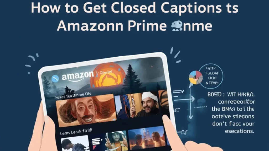how to get closed captions on amazon prime