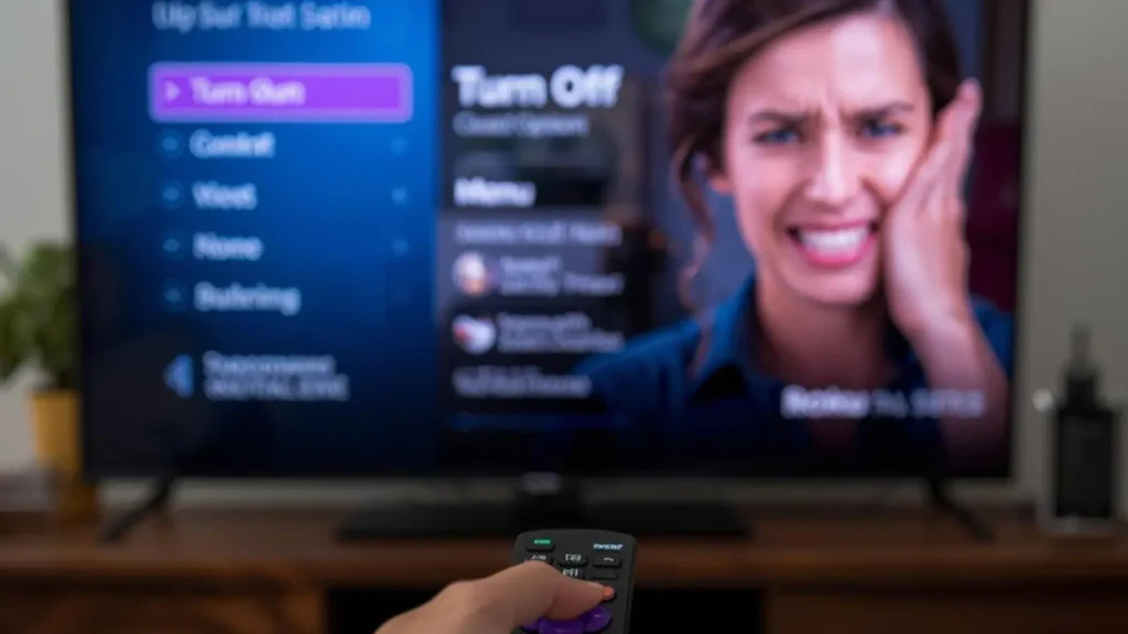 roku turn off closed caption