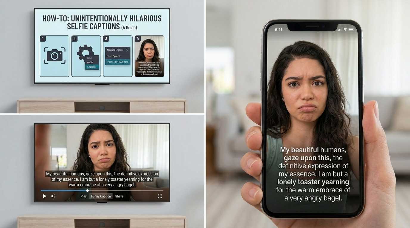 selfie funny captions