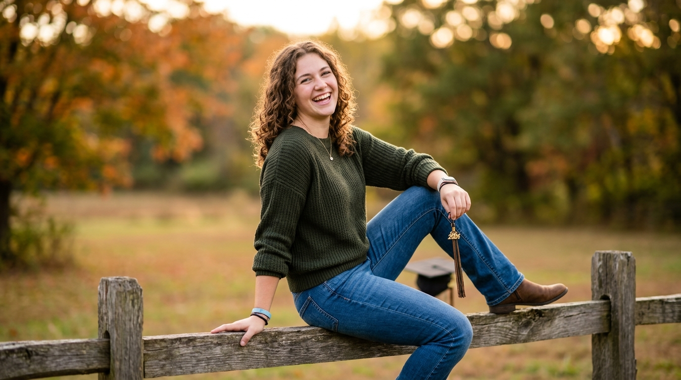 senior photo captions