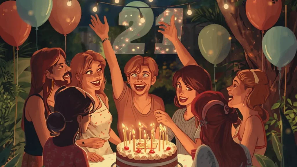 21st birthday captions