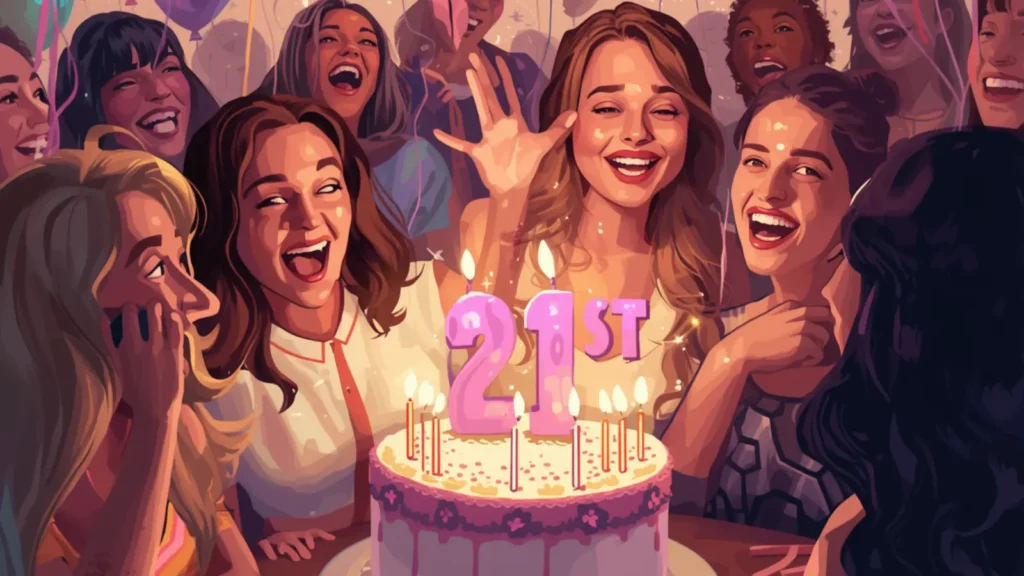 21st birthday captions