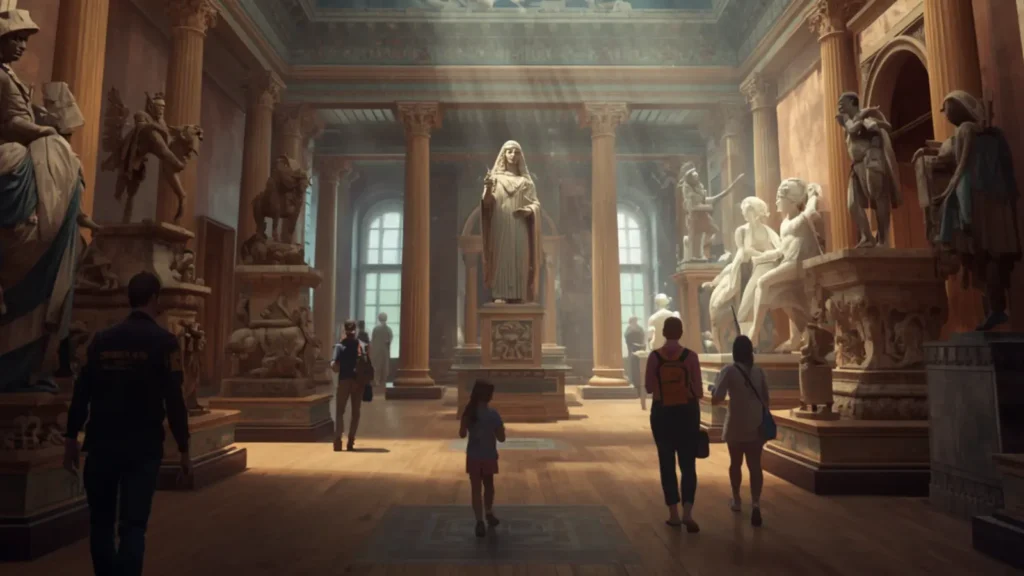 caption about museum