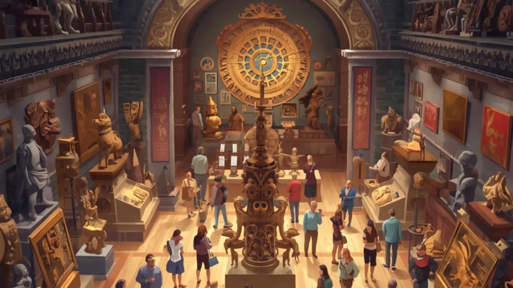 caption about museum