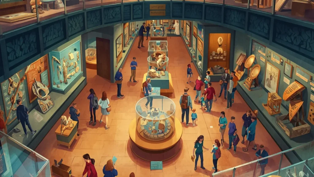 caption about museum