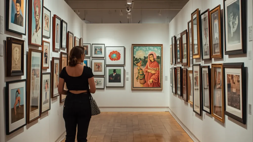 captions for art gallery