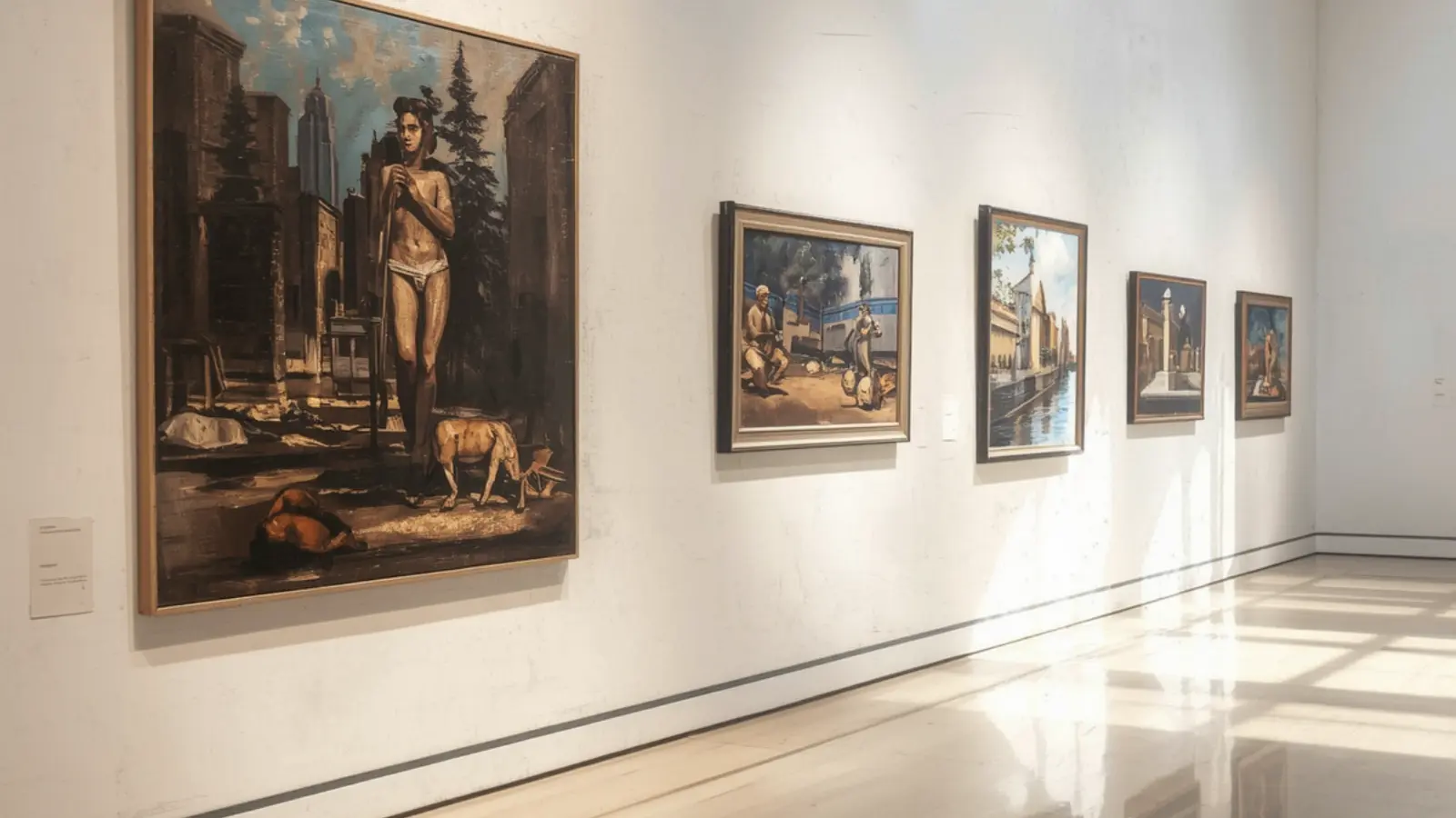 captions for museum pictures