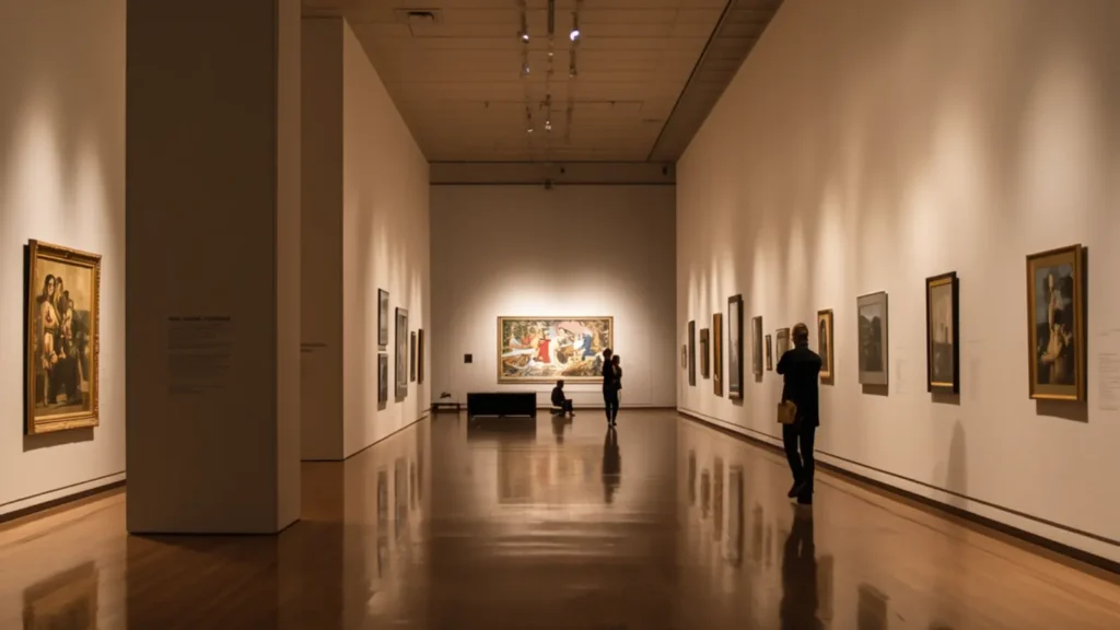 captions for museum pictures