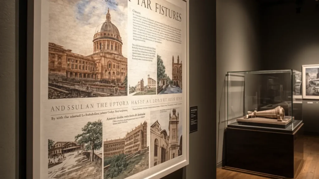 captions for museum pictures