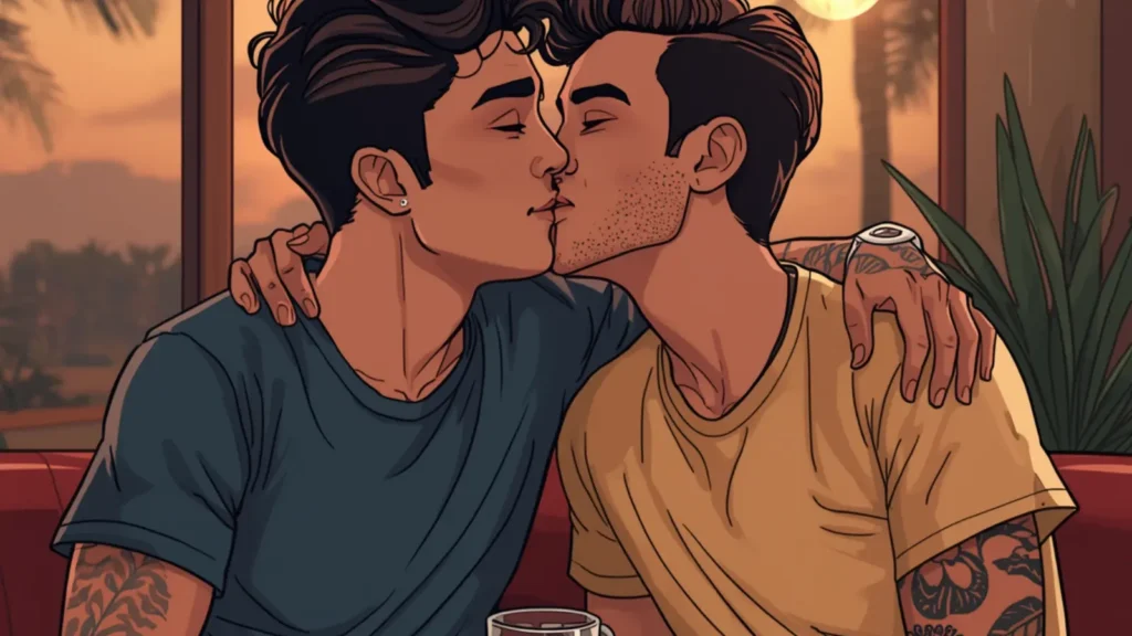 gay sex with captions