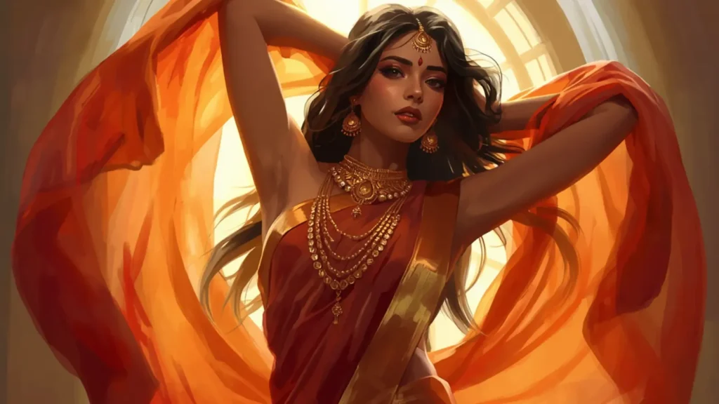 sarees caption ideas