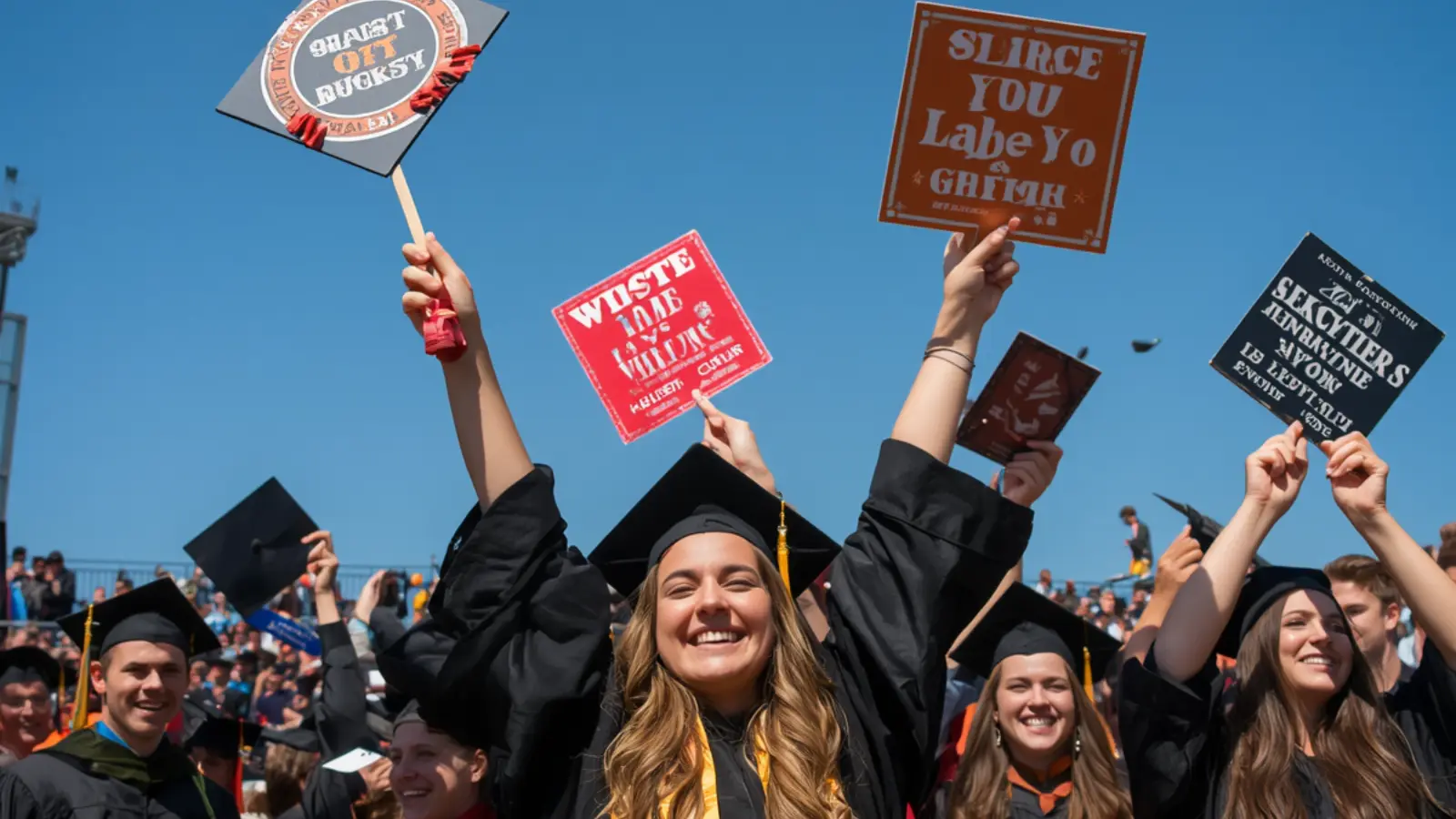 witty graduation captions