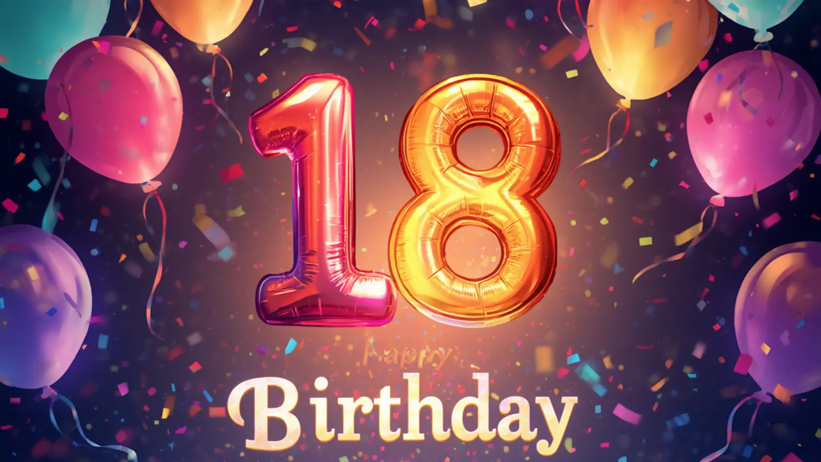 18th birthday captions