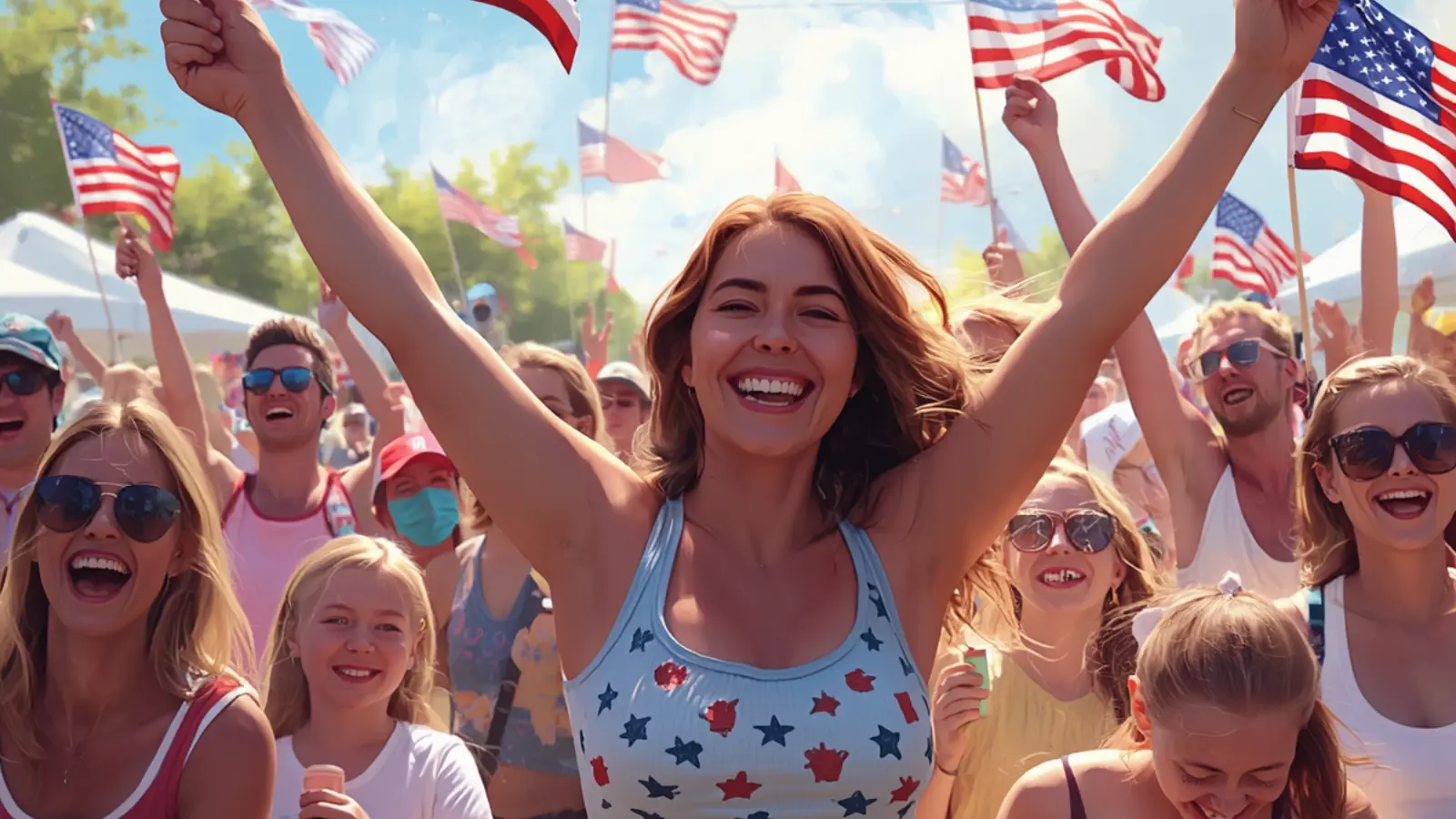 4th of july captions
