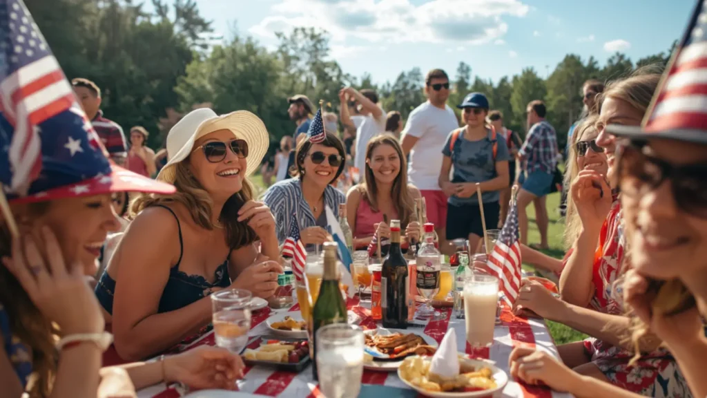 4th of july captions