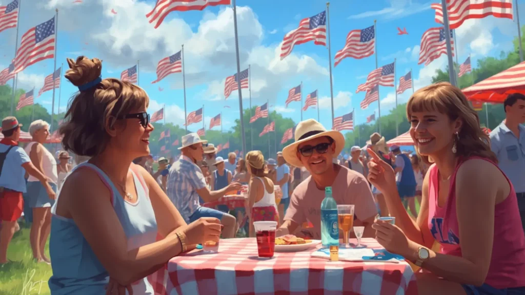 4th of july captions