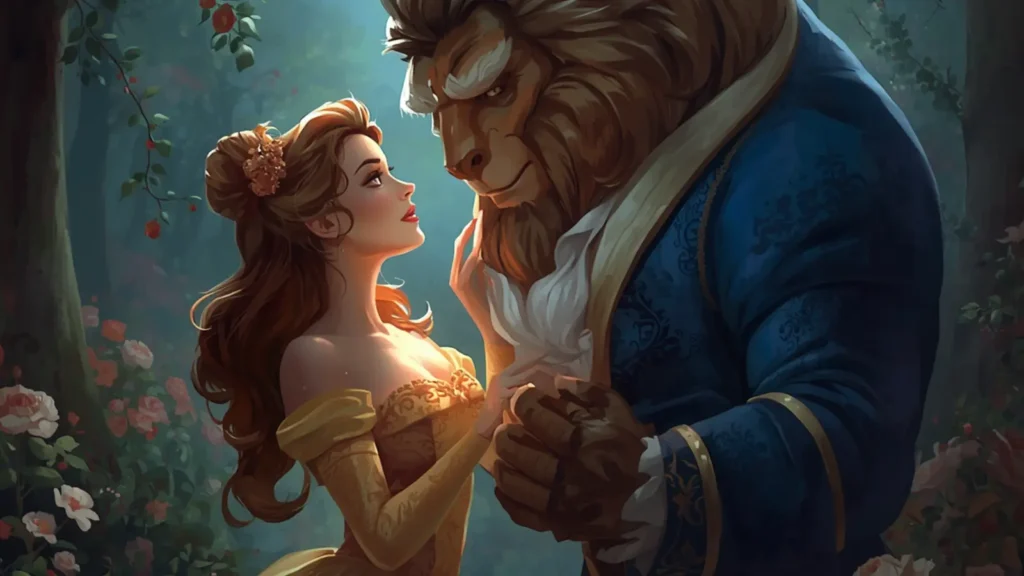 beauty and the beast captions