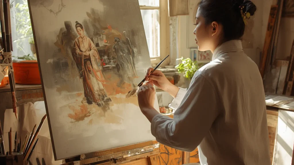 caption for painter