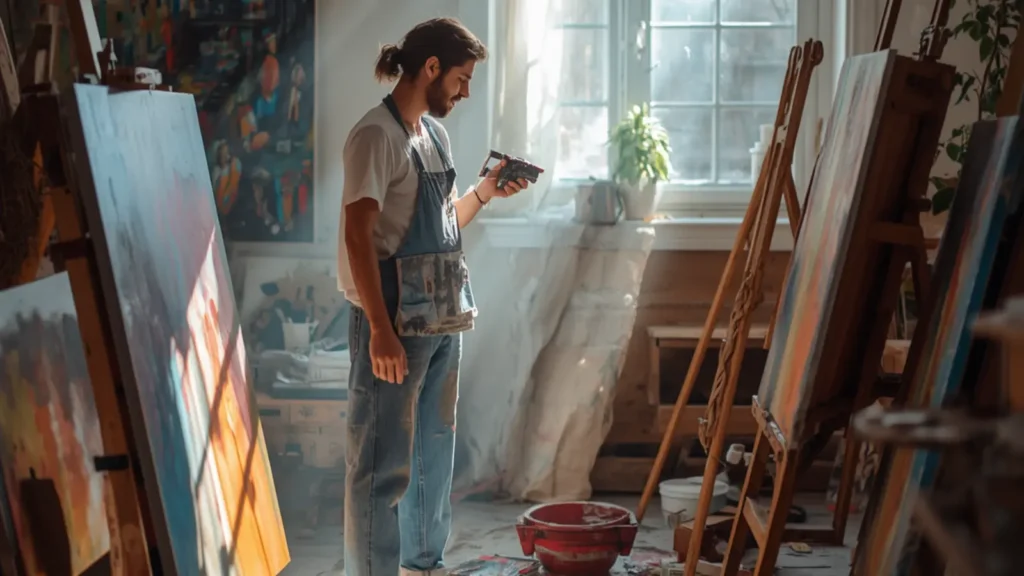 caption for painter