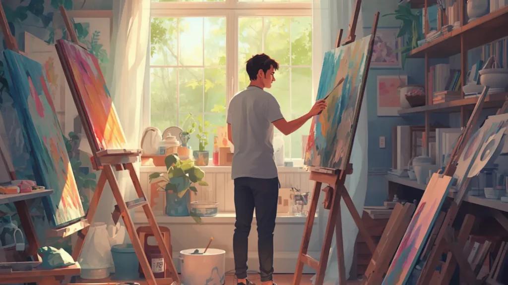 caption for painter
