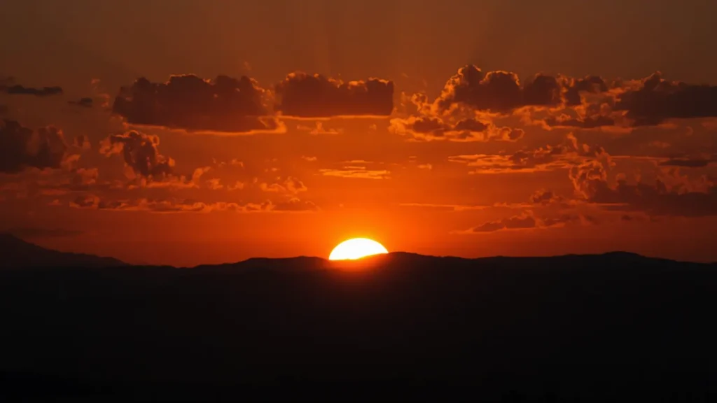 caption for sunset on instagram