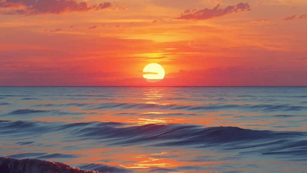 caption for sunset on instagram