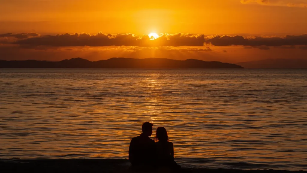 caption for sunset on instagram