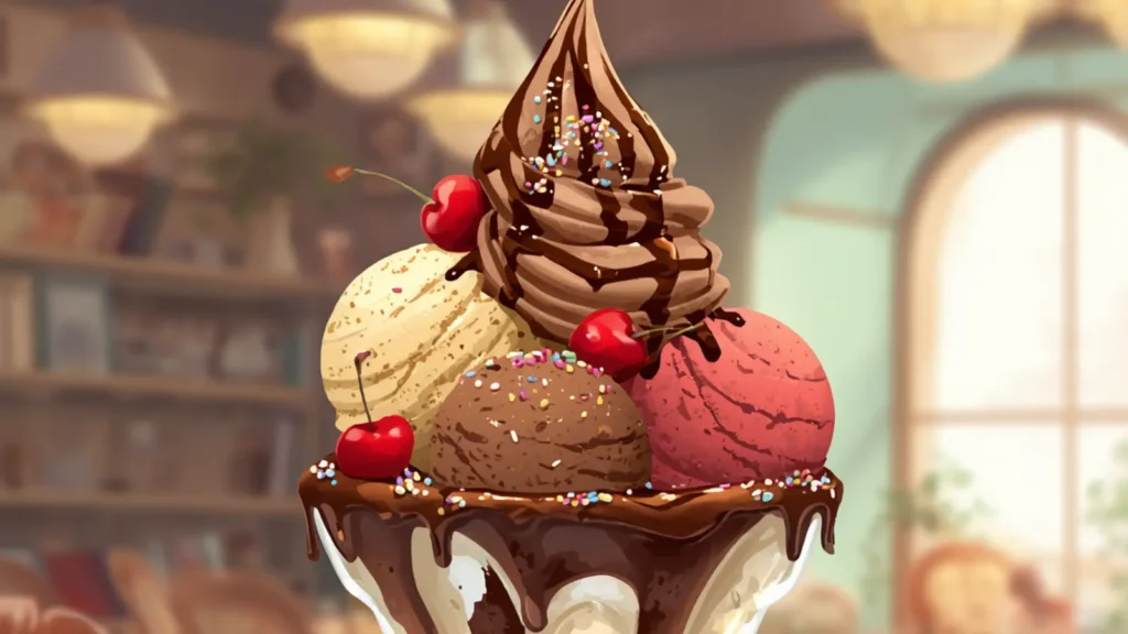 caption on ice cream
