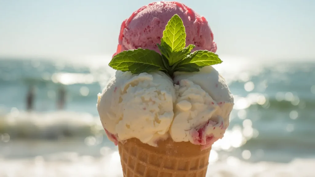 caption on ice cream
