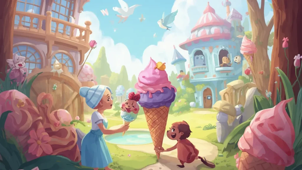 caption on ice cream