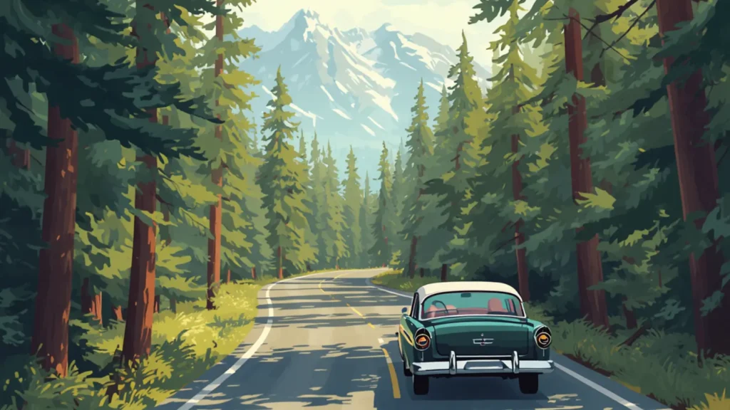 caption on road trip