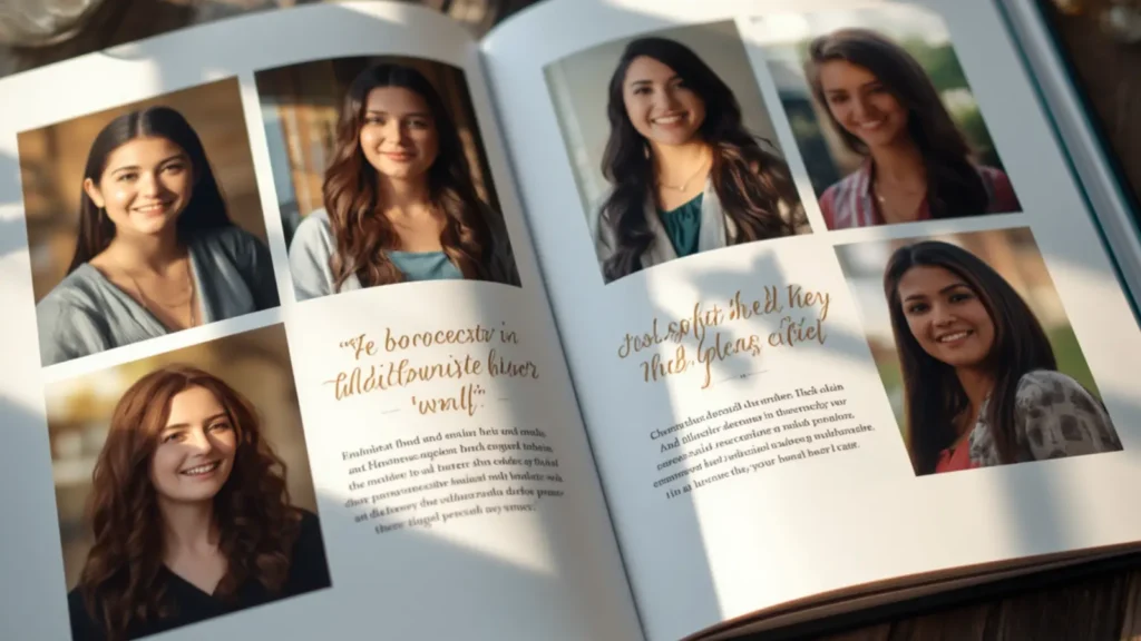 caption yearbook examples