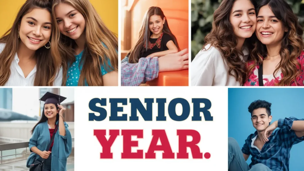 captions about senior year