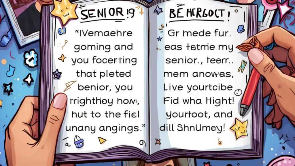 captions about senior year