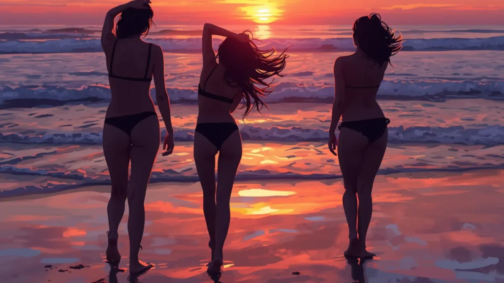 captions in the beach