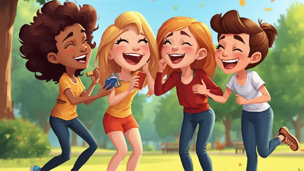 funny friends caption