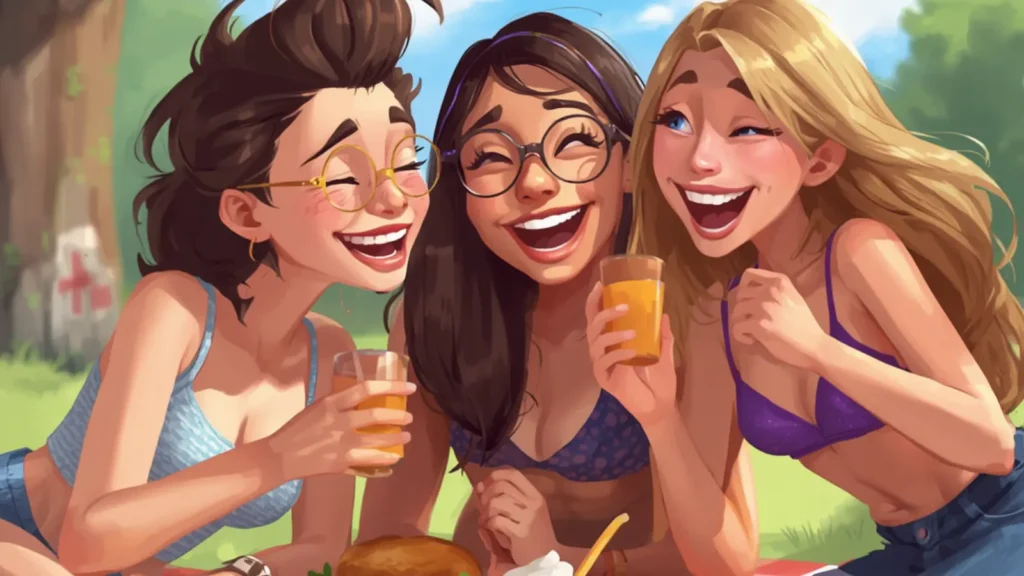 funny friends caption