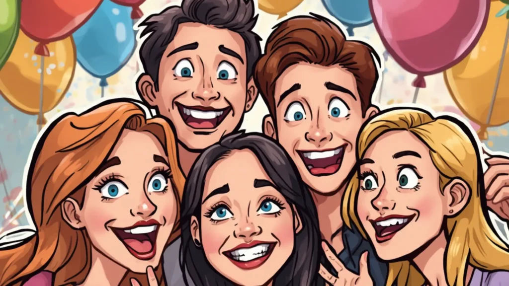 funny friends caption