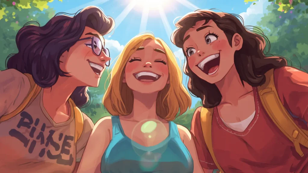 funny friends caption