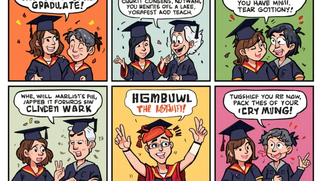 funny graduation captions