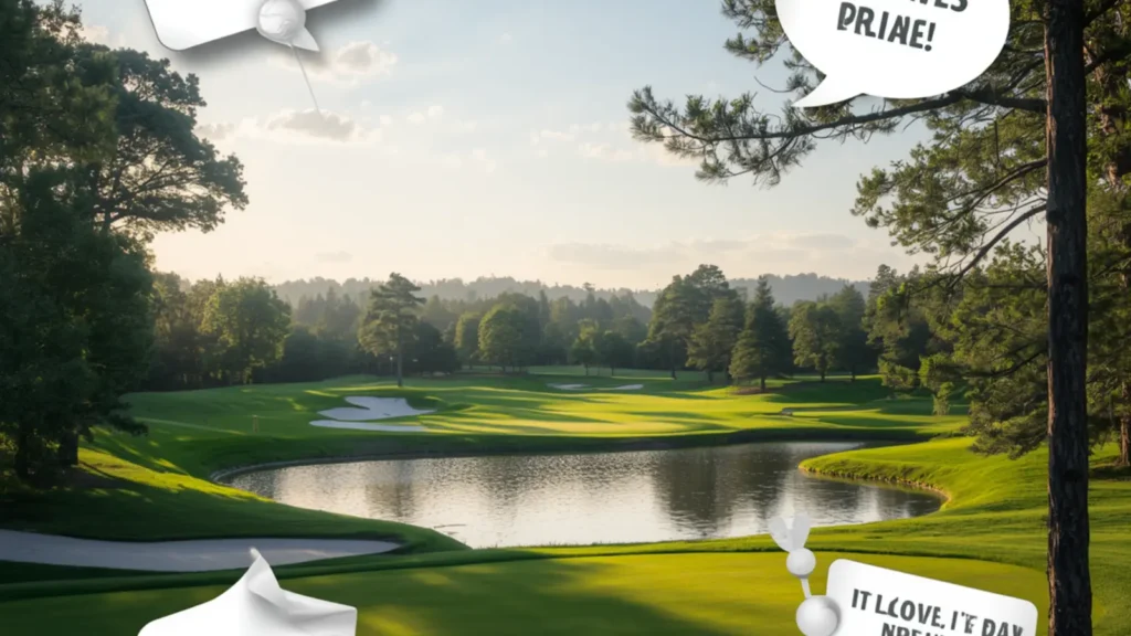golf captions