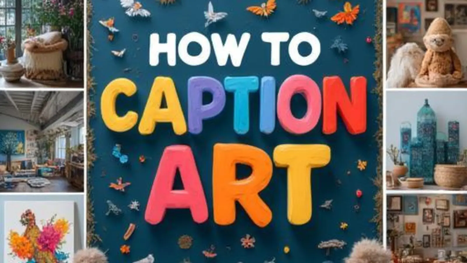 how to caption art
