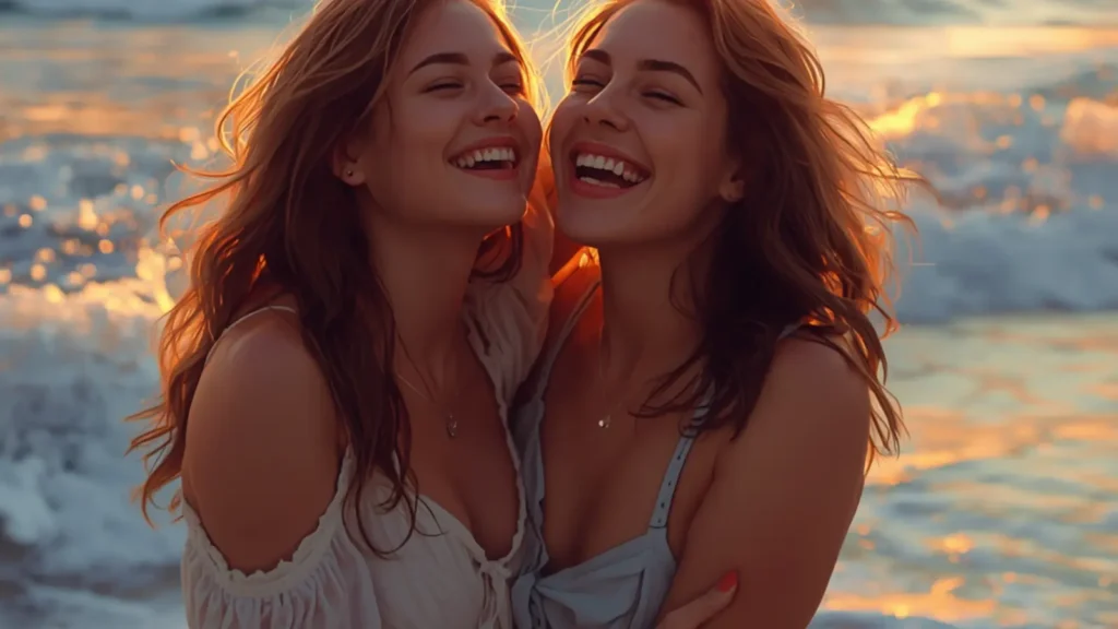 lesbian caption porn