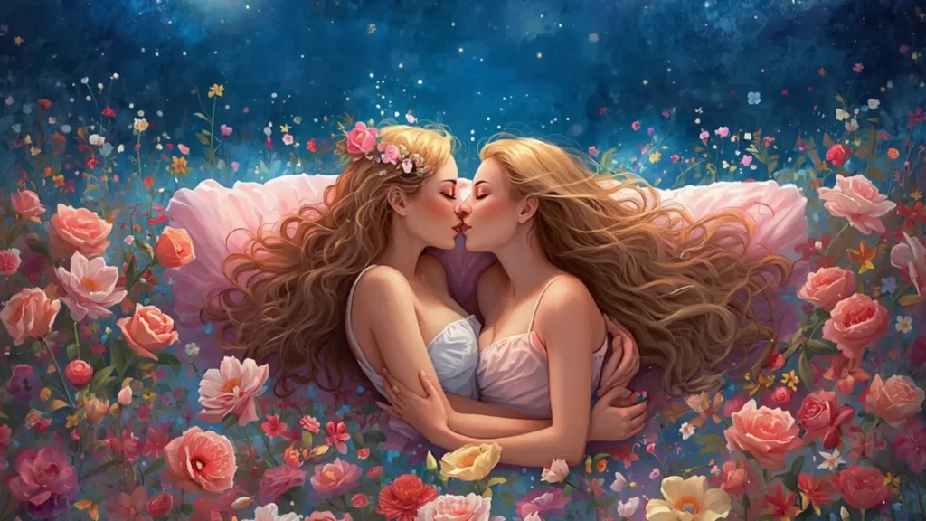 lesbian porn with captions