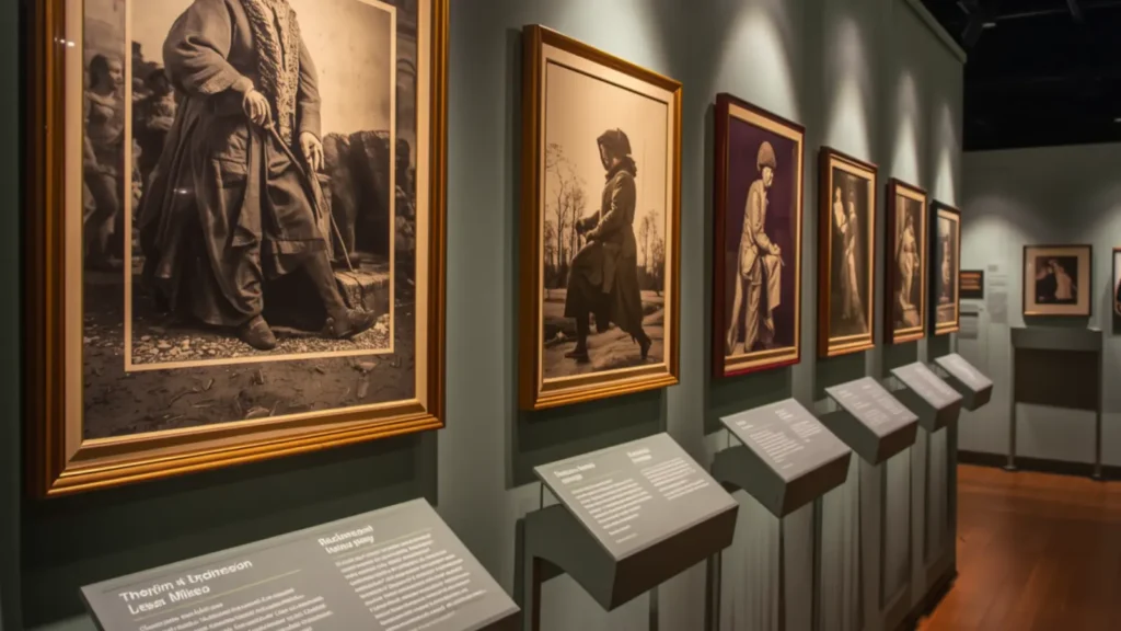 museum photo captions