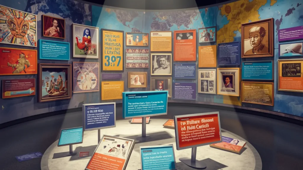 museum photo captions