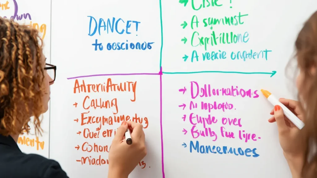 quadrant analysis caption example